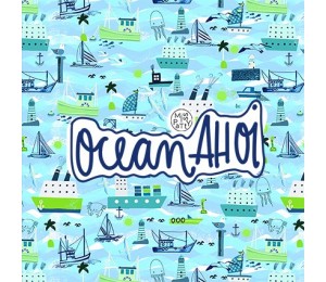 Bio Jersey Lillestoff - Ocean Ahoi